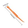 2/4/6PCS Kitchen Accessories Durable Material Convenient Popular Actual Highest Rated Plastic Orange Peeler With Handle