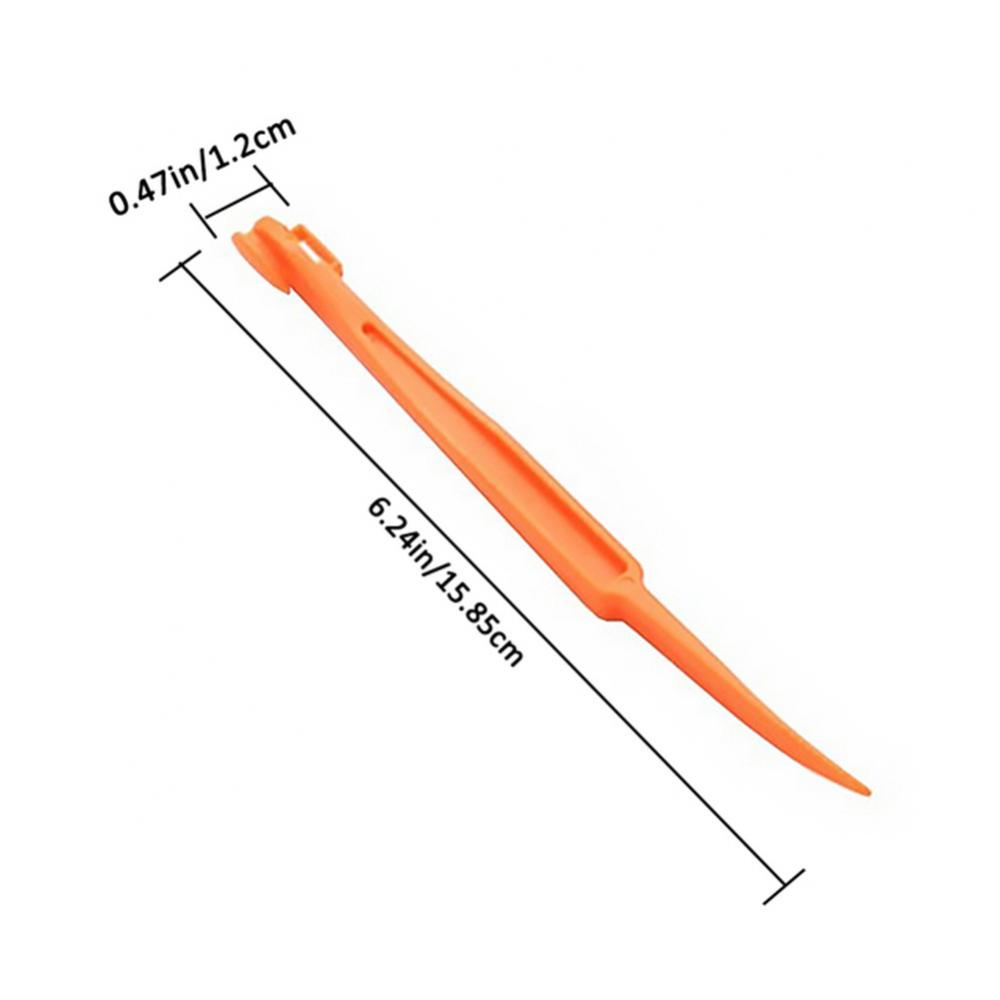 2/4/6PCS Kitchen Accessories Durable Material Convenient Popular Actual Highest Rated Plastic Orange Peeler With Handle