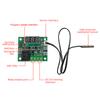 W1209 DC 5V 12V 24V Heiz Kühl Temp Thermostat Temperaturregler Schalter Controller Thermometer Thermo NTC Sensor