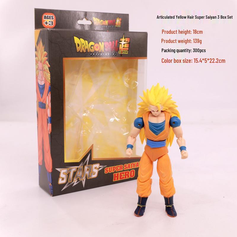 

Фигурка Гоку Супер Сайяна Розе из Dragon Ball с жёлтыми волосами