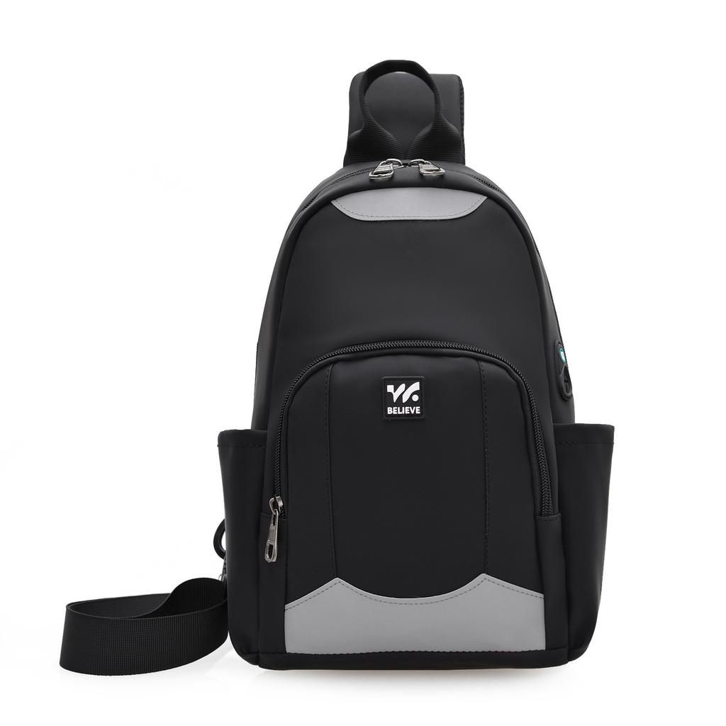 2025 New Large Capacity Breast Bag Lightweight and Simple Multifunctional Hand Carry Shoulder Bag Fashion Men's Crossbody Bag