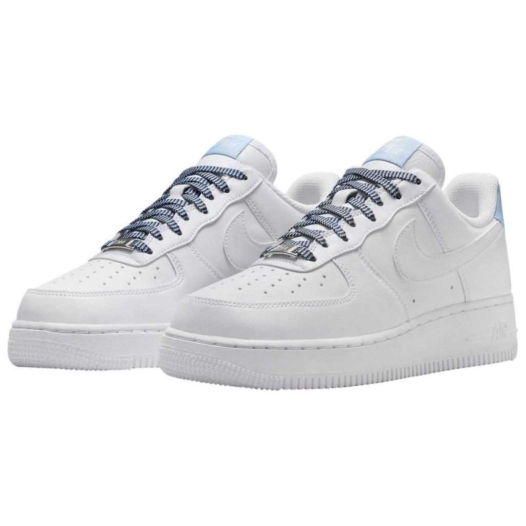 Nike Air Force 1 07  White/Light Armory Blue/White/White Women Sneakers IB7167-101
