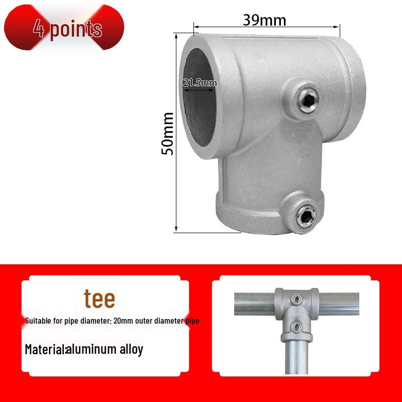 20/25/32mm Stahlrohrverbinder: Verzinkter 6-Punkt Rundbogen-Verbindungsbefestiger