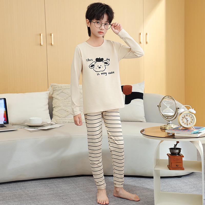 

Комплект термобелья для мальчиков - Осень/Зима 2025, прилегающий базовый слой для детей среднего и старшего возраста. 150cm абрикосовый