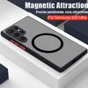 Fashion Translucent Magnetic Phone Case For Samsung Galaxy S26 S25 S24 S23 Ultra Plus S26Ultra Cases Camera Protect Matte Cover