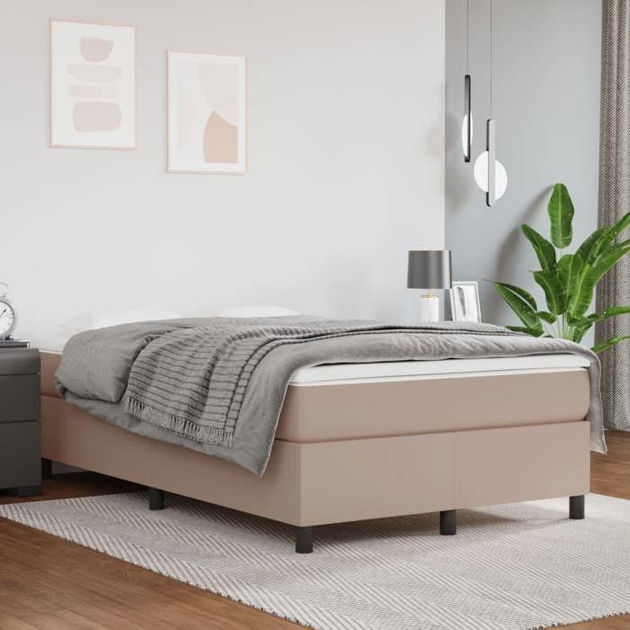 Maison Exclusive - Sommier à lattes de lit avec matelas Cappuccino 120x200 cm