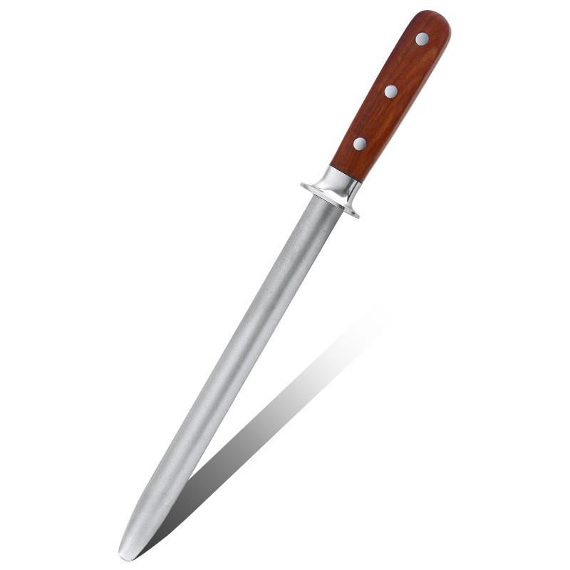 Spot Mini Multifunctional Diamond Whetstone with Color Wood Handle for Household Knife Sharpening