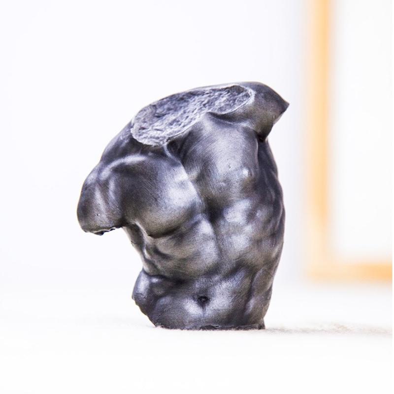 Europäische männliche Körperfigur Retro Charakter Statue Kreative Heimkunst Dekoration Wohnzimmer Büro Schreibtisch Weinschrank Ornament