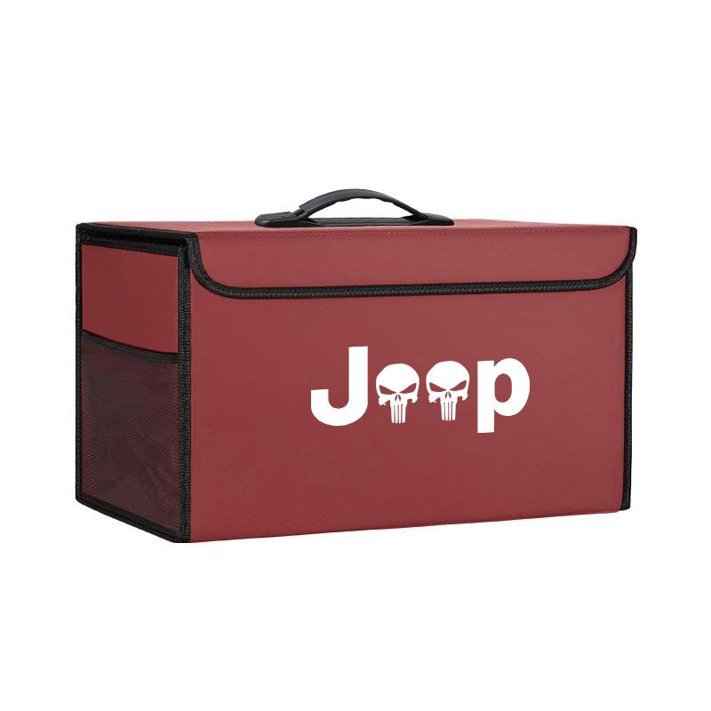 

Для автомобиля Jeep Кожаный ящик для хранения в багажнике Автомобильные аксессуары-органайзеры для салона Для Jeep Grand Cherokee Wrangler JK Gladiator Comp