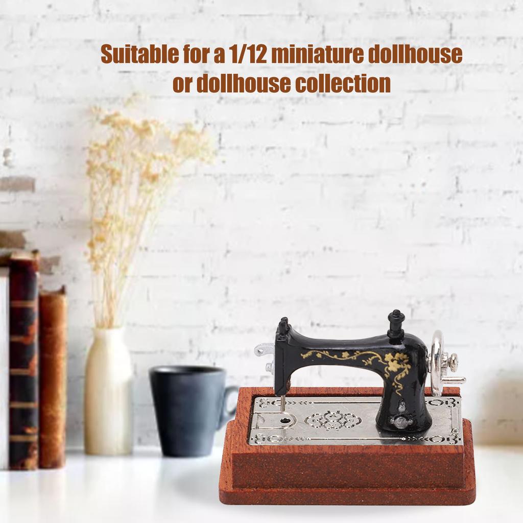 ature Sewing Machine Vintage   Lifelike 1Celsius12   Sewing Machine Model for Decoration