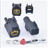 1 Pin Furukawa QLW 6.3mm Series Wat/;erpr/;oof Connector 7222-2418-30 High Current Plug QLW-A-1F QLW-A-1M Fit Compatible Car Motorcycle Yacht (Color