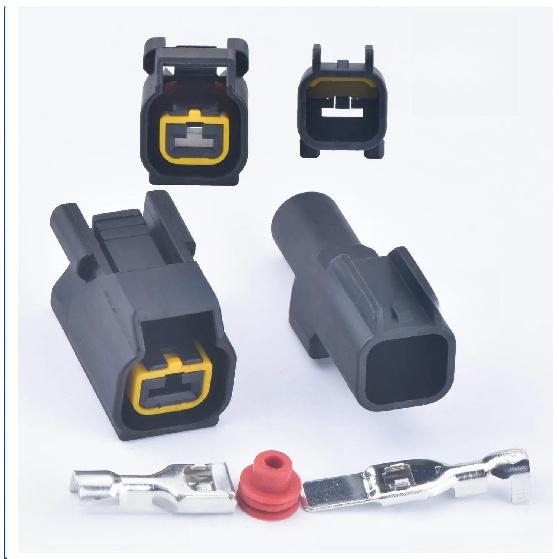 

1 Pin Furukawa QLW 6.3mm Series Wat/;erpr/;oof Connector 7222-2418-30 High Current Plug QLW-A-1F QLW-A-1M Fit Compatible Car Motorcycle Yacht (Color 1 set