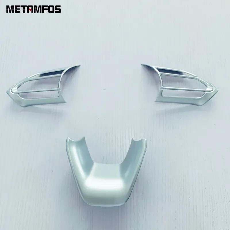 For Toyota Sienta 10 Series   2024 Matte Steering Wheel Cover Molding Trim Frame Sticker Bezel Accessories Car Styling
