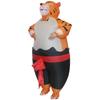 Funny Upright Tiger Inflatable Costume, Adult