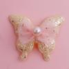 Scallion Powder Mesh Pearl Butterfly Hair Clip, Tie, and Headband DIY Accessories