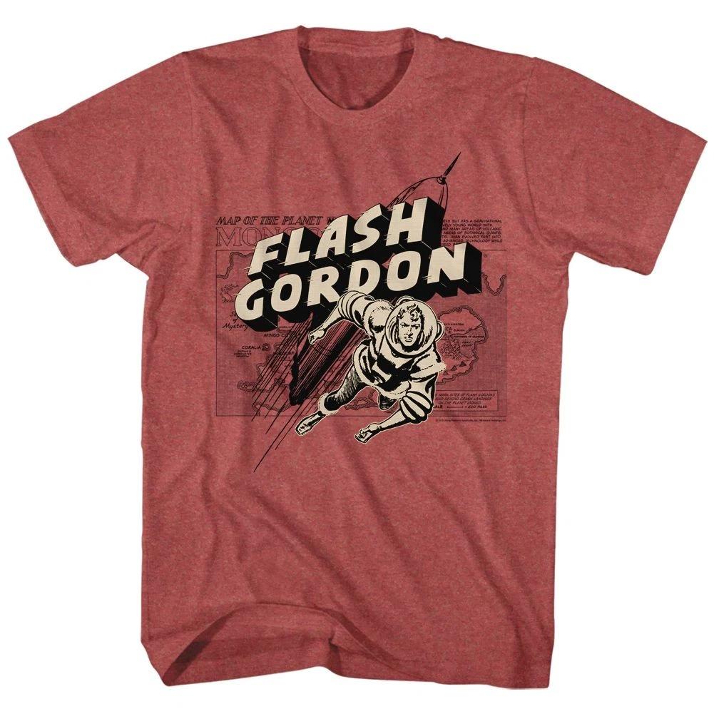 Flash Gordon Map/Rocket/Flash Comics  Children s T-shirt 100
