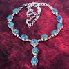 Rainbow Calsilica Handmade Gemstone Necklace, 925 Solid Sterling Silver Necklace Antique Jewelry, For Engagement Gift