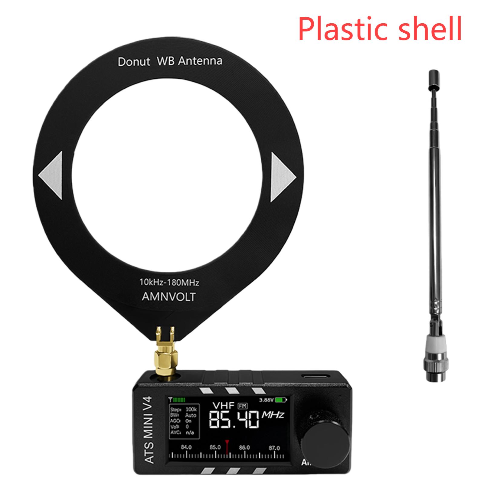 

Portable AM FM Radio Receiver with Headphone Amplifier LSB USB Transistor Pocket Radios 1.9inch IPS Screen for Indoor Outdoor