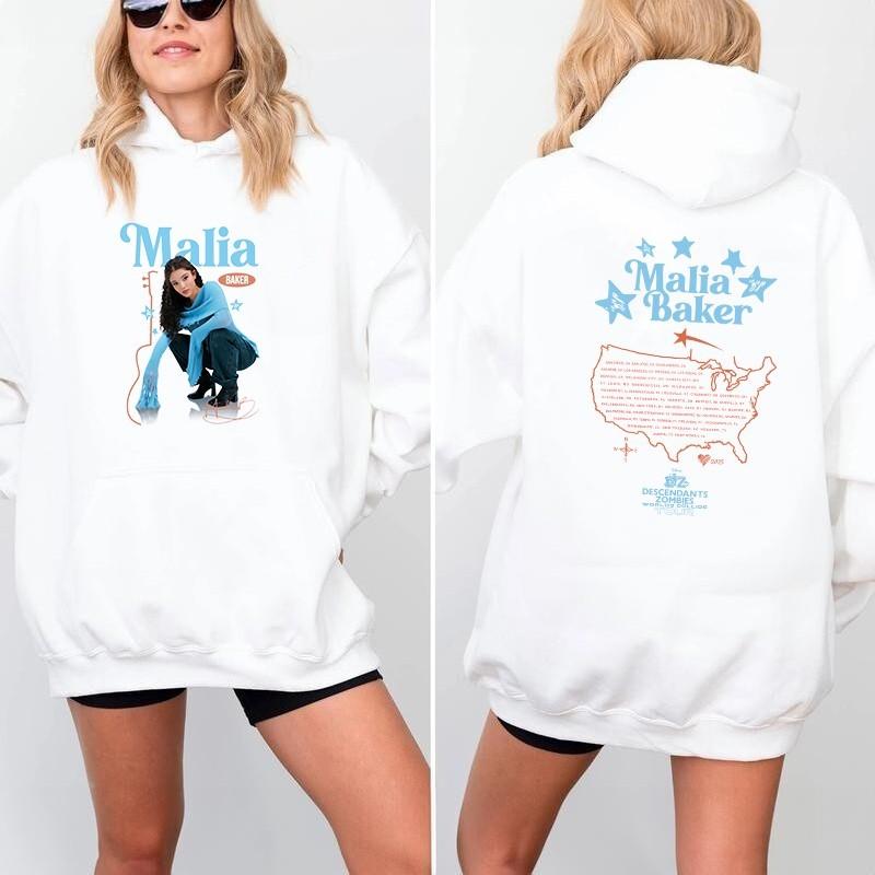 

Descendants Zombies Worlds Collide Tour 2025 Hoodie, Malia Baker Cast Shirt. XL
