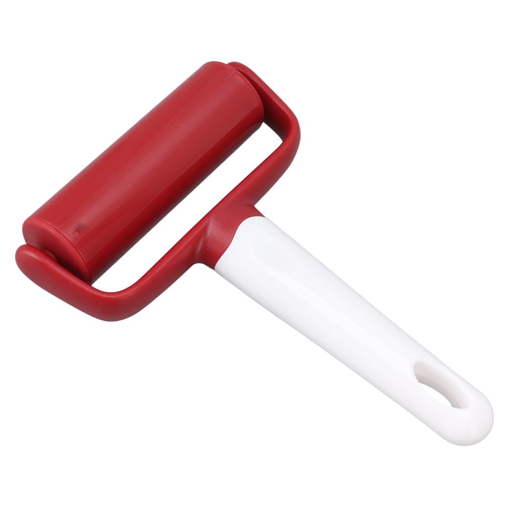 Small Rolling Pin Prevent Slip Hangable T Type Plastic Dough Roller with Handle for Pizza Pie Crust