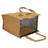 Waterproof Lunch Insulation Bag Portable Thickened Aluminum Film Bento Bag for Travel Work School Picnic Khaki