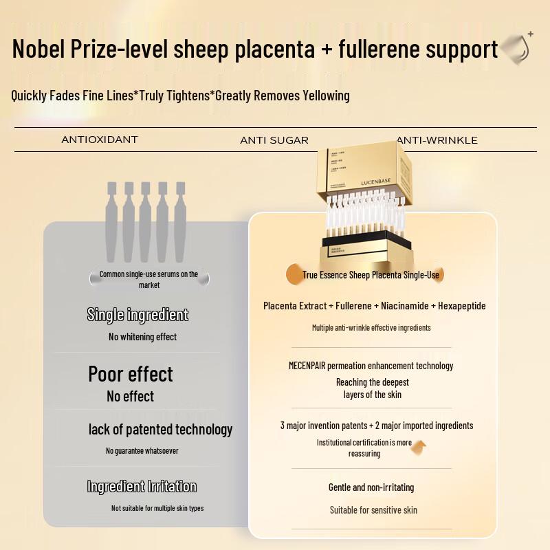 

Touzhen Sheep Placenta & Fullerene Firming Essence