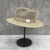 French Vintage Panama Straw Hat Saltwater Straw Top Hat Men'S And Women'S Sunscreen Beach Sun Hat