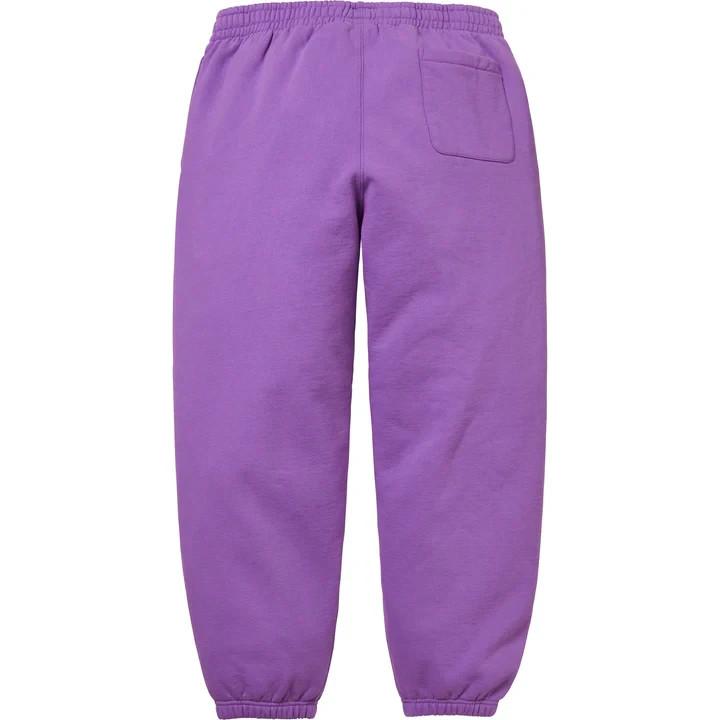 Supreme Satin Applique Sweatpant Violet