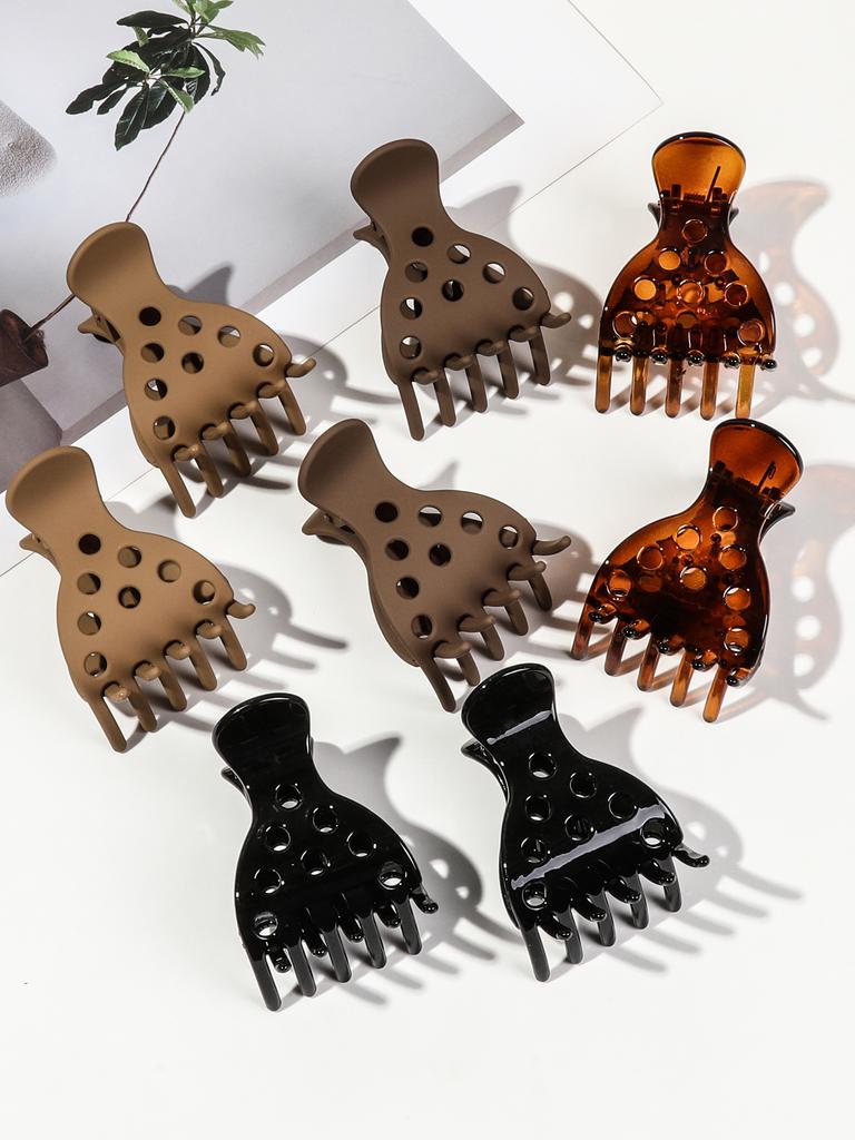 8Pcs Fashion Multicolor Fluffy Root Lifting Hair Clips,No Crease  Volume Curly Root Hairpin Lifting Clip for Natural Volume Curl