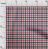 oneOone Tessuto Cotone Flex Tessuto a Quadretti Gingham Stampe al Metro Larghezza 40 Pollici