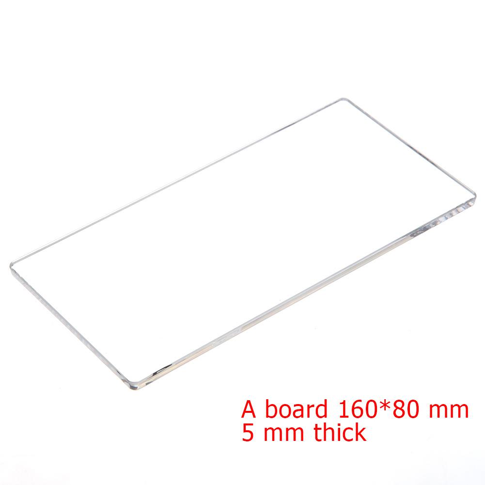 3mm 5mm Clear Acrylic Cutting Dies Mat Plate For DIY Embossing Cutting Dies Machine Scrapbooking Dies Cutter Die-Cut Machine