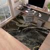 1PC Marble texture printed Carpet Rug for Living Room Bedroom Home Sofa Decoration,Non-slip Floor Mat Floor mat