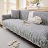 Pure Cotton Sofa Cushion, Cotton Fabric, Universal In All Seasons  New Leather Sofa Seat Cushion, High-Grade Non-Slip Cover Cloth Towel