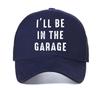 Rustikal I ICH BIN IN DER GARAGE Print Geometrisches Muster Baseballkappe Herren Damen Lässig Netz Truckerhüte verstellbar Snapback Hüte