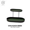 Homlly Lako Double Tier Desk Display Storage Tray Rack
