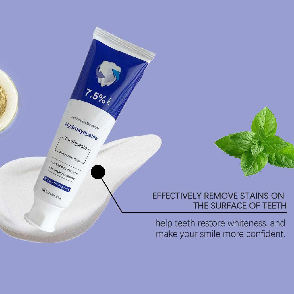 Dentifricio Idrossiapatite Sbiancante: Cura Delicata, Alito Fresco, Superficie Pulita
