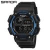 Sanda Men's & Women's Multifunction Waterproof Shockproof Watch with Alarm