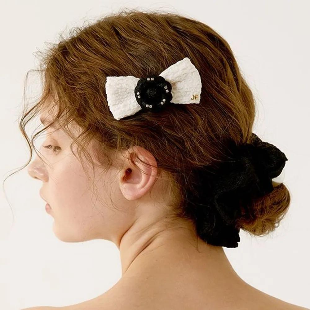 Camellia Stone Ribbon Hair Clip JC011SL