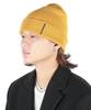 C WEAR BY THE GENIUS Metal Label Beanie Mustard