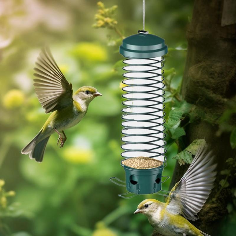 Bird Feeder Bluebird Food Dispenser Outdoors Hangable Birdfeeders Weatherproof Food Holder For Women Mom Grandma Bird Lovers
