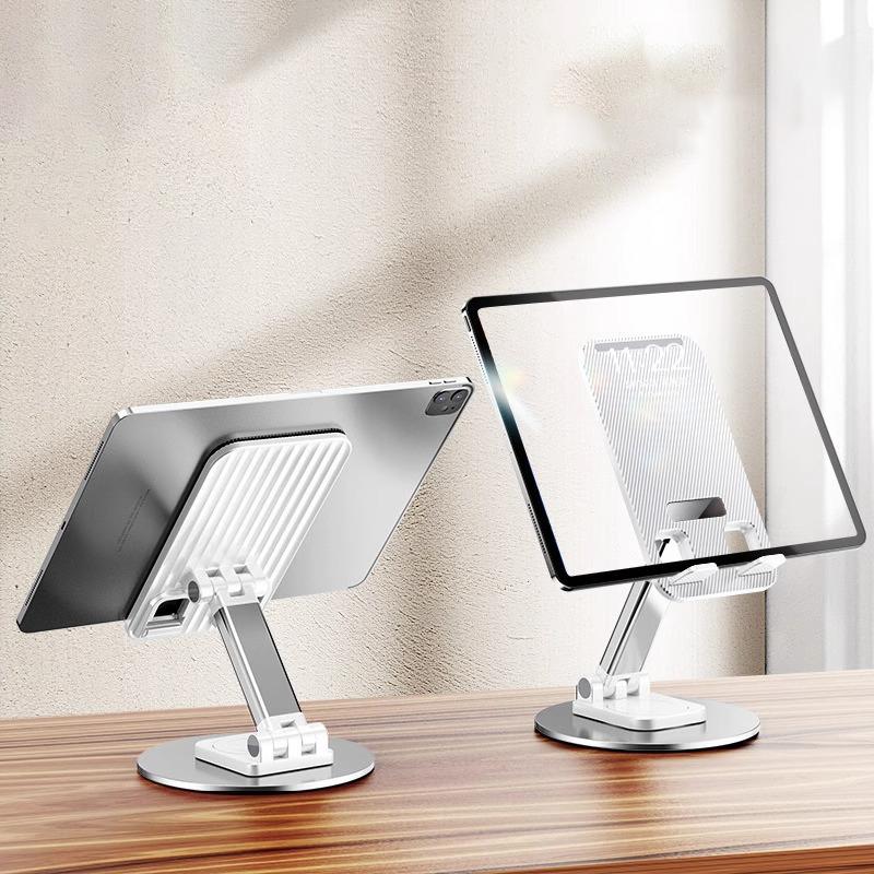 

Вращающийся на 360 градусов металлический настольный держатель для мобильного телефона, подставка для iPhone, iPad, Xiaomi, портативная регулируемая складная подставка для планшета, настольный кронштейн