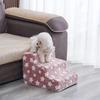 3/4 Pet Steps Foam Dog Secure Stairs Ramps Non-Slip Pet Star Steps for Protect Older Dogs Pet with Joint Pain Sofa Bed Ladde