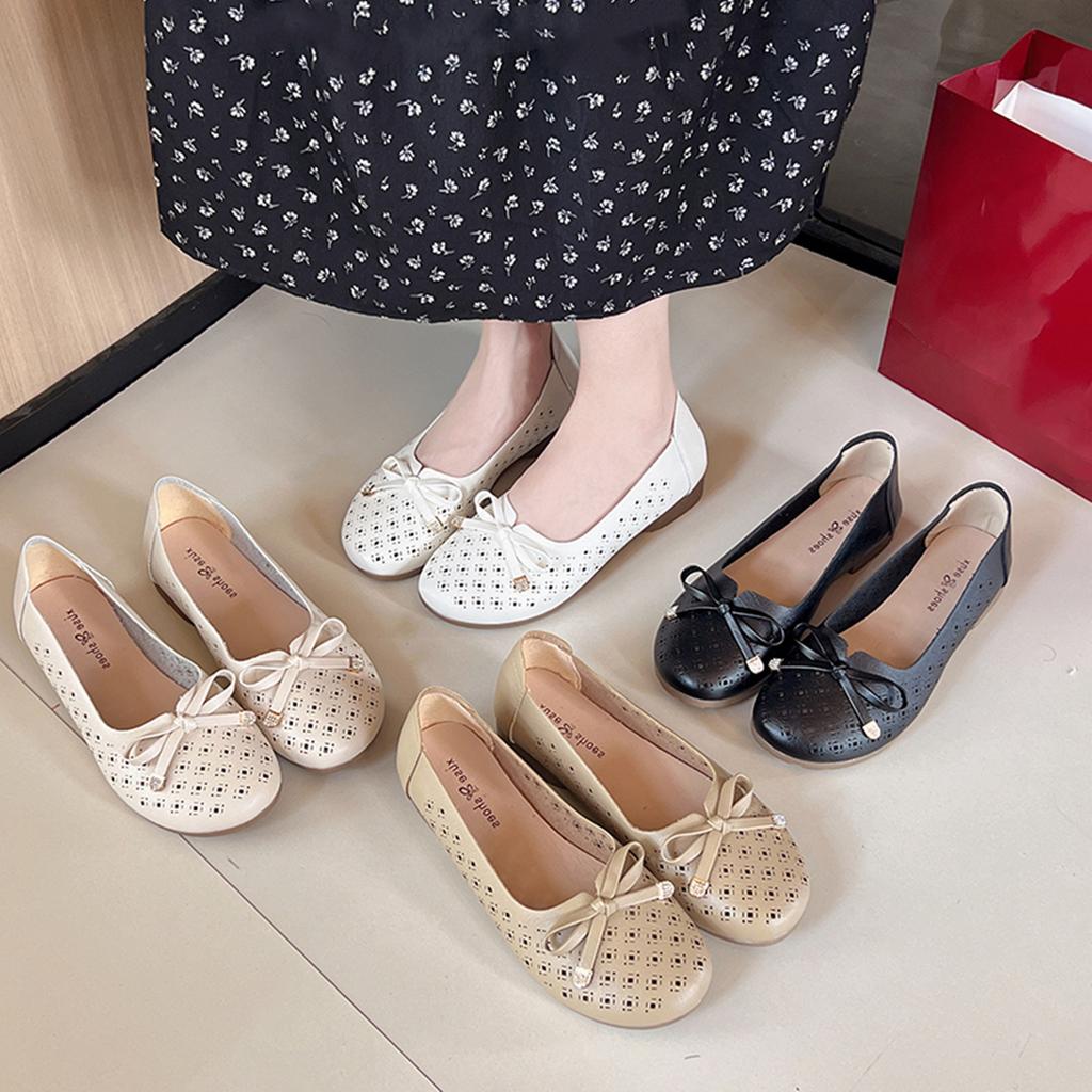 Fashion Shoes Woman 2025 Female Footwear Shallow Mouth All-Match Round Toe Modis Casual Sneaker Slip-on New Summer Dress Cute Slip On Fl