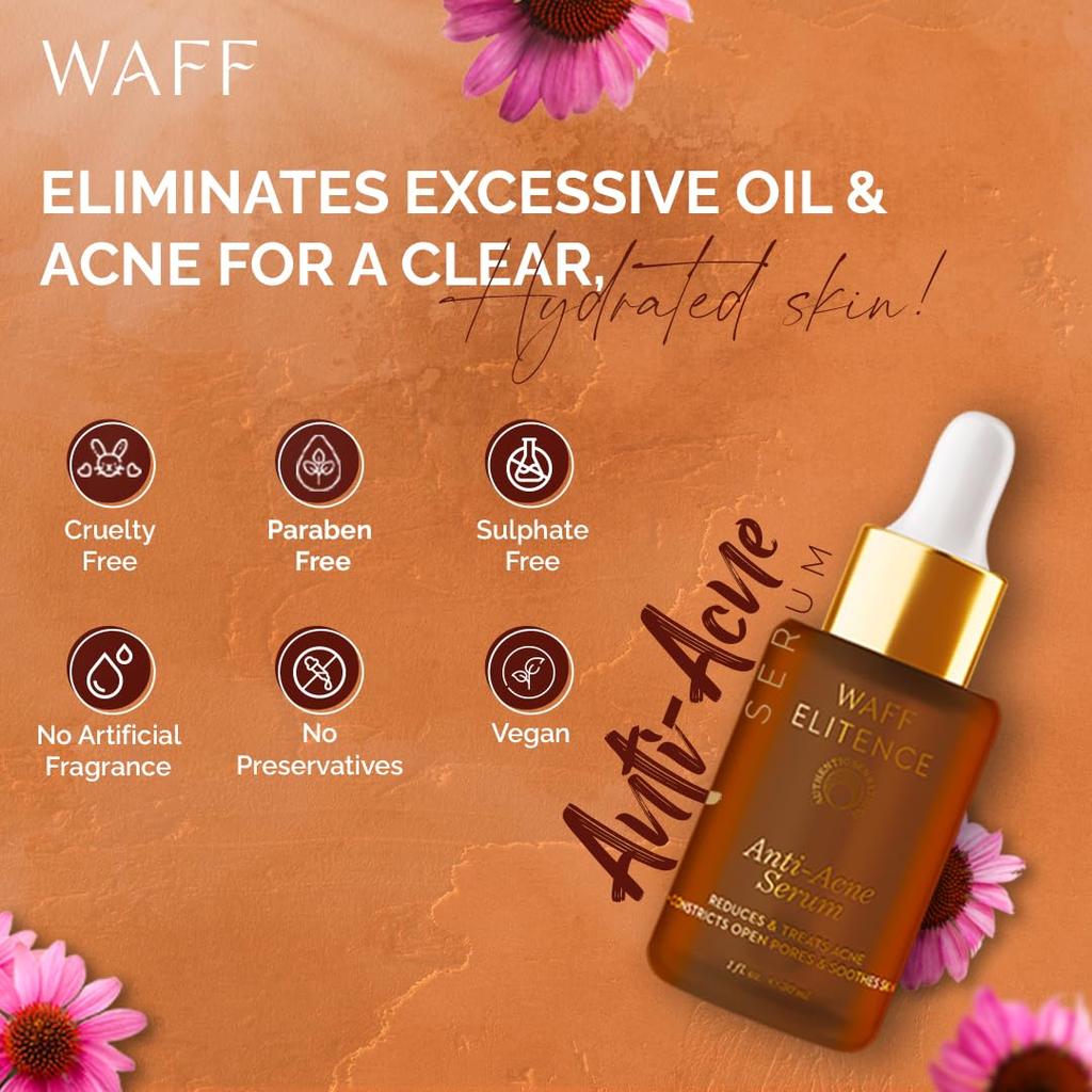 Anti-Acne Face Serum For Women & Girls Hydrating Formula, Vegan, Artificial Fragrance-Free, Deeply nourishes and moisturizes Glowing Skin 30ml
