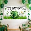 St. Patrick’s Day Banner Decorations - Irish Party Background Supplies Decors, 1 Count