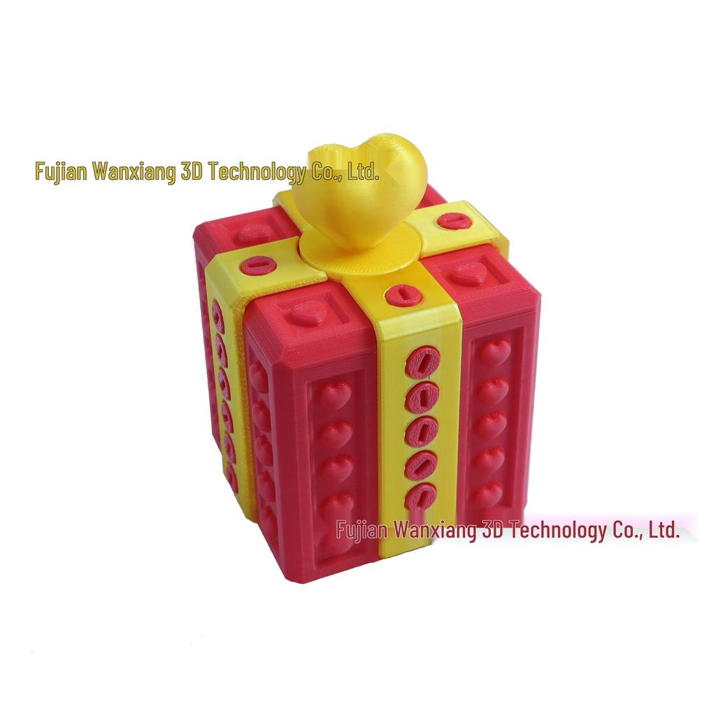 3D-gedrucktes Valentinstags-Nervgeschenk-Box-Ornament