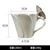 Design Inspired 3D Butterfly Coffee Cup, High-end Couple Ceramic Mug, Home Office Drinking Cup, Exquisite Relief Birthday Gift