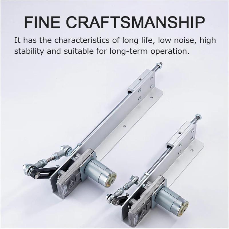 DC 12V Lineární aktuátor Nastavení zdvihu Teleskopický Mini lineární aktuátor Reciproční cyklus Lineární mechanismus Motor