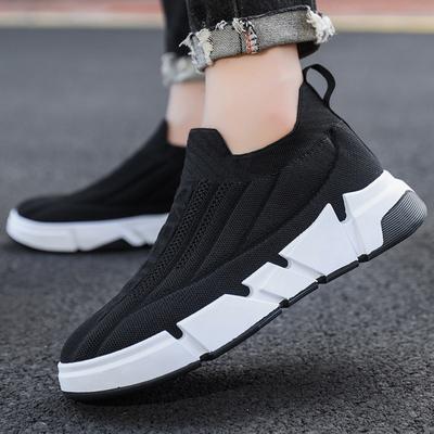 Mode Heren Sneakers Mesh Ademend Zwart Hardlopen Tennisschoenen Comfortabele Outdoor Sport Loafers Heren Casual Schoenen Plus Maat 45