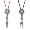 Embossed Horse Bolo Ties for Casual Formal Business Neckpiece Western Necktie Business Shirt Bolotie Decorative Neckwear